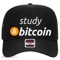 Study Bitcoin Famous Bitcoin Quote Hat thumb 0