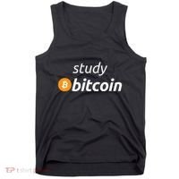 Study Bitcoin Famous Bitcoin Quote Tank Top thumb 0