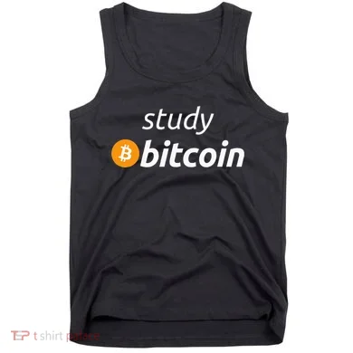 Study Bitcoin Famous Bitcoin Quote Tank Top