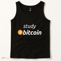 Study Bitcoin Famous Bitcoin Quote Tank Top thumb 2