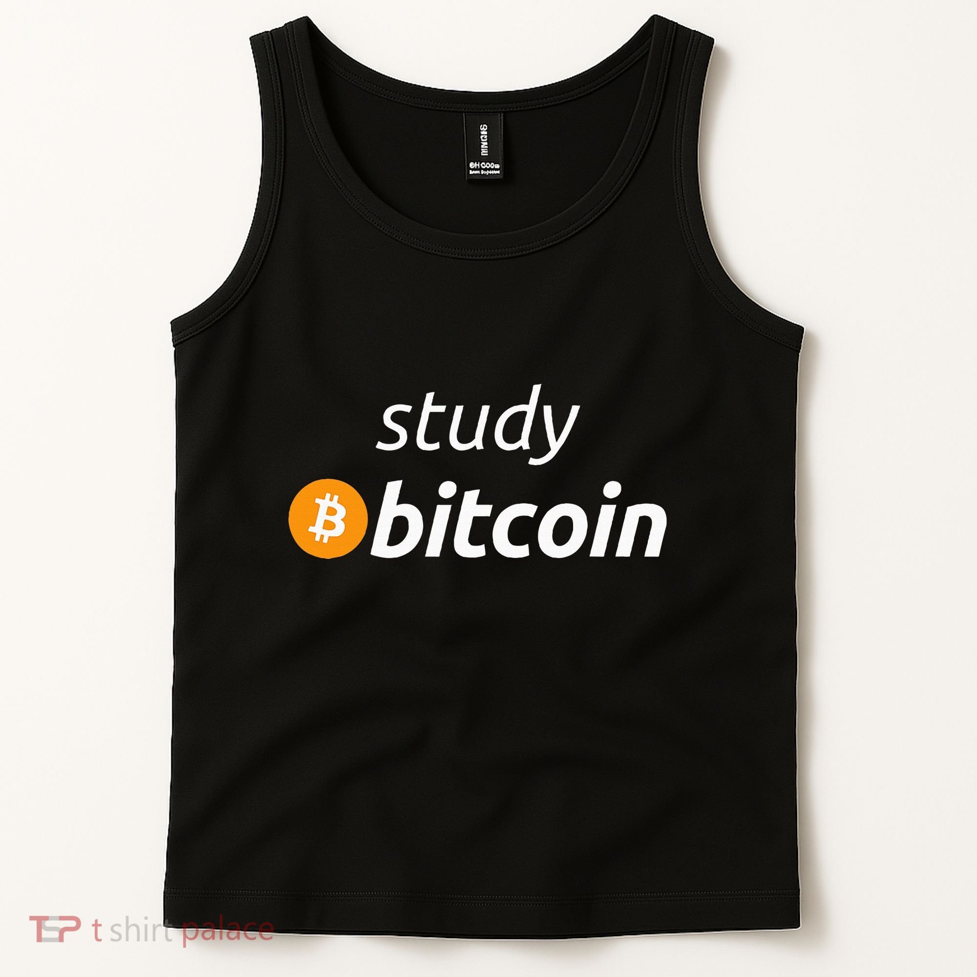 Study Bitcoin Famous Bitcoin Quote Tank Top