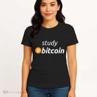 Study Bitcoin Famous Bitcoin Quote Women's T-Shirt thumb 4