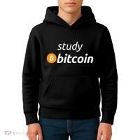 Study Bitcoin Famous Bitcoin Quote Kids Hoodie thumb 4