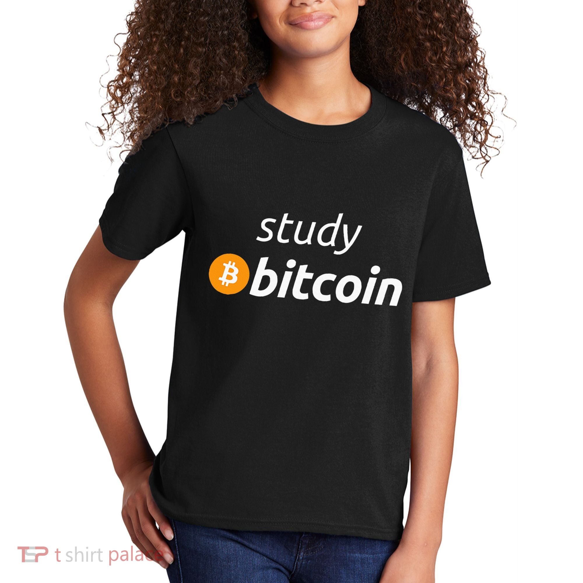 Study Bitcoin Famous Bitcoin Quote Kids T-Shirt