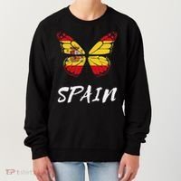 Spain Butterfly Flag España Pride Spanish Roots Women's Sweatshirt thumb 0