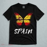 Spain Butterfly Flag España Pride Spanish Roots T-Shirt thumb 5