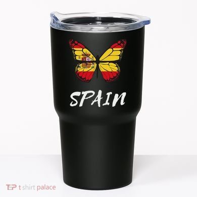 Spain Butterfly Flag España Pride Spanish Roots Tumbler
