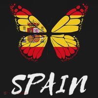 Spain Butterfly Flag España Pride Spanish Roots Mousepad thumb 1
