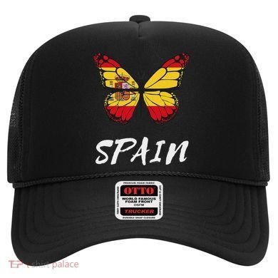 Spain Butterfly Flag España Pride Spanish Roots Hat