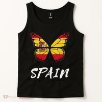Spain Butterfly Flag España Pride Spanish Roots Tank Top thumb 2