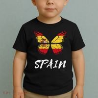 Spain Butterfly Flag España Pride Spanish Roots Toddler T-Shirt thumb 2