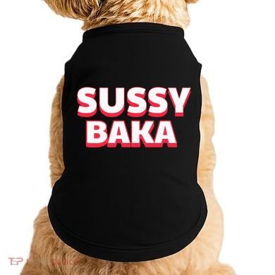 Sussy Baka Funny Sus Meme Doggie Tank