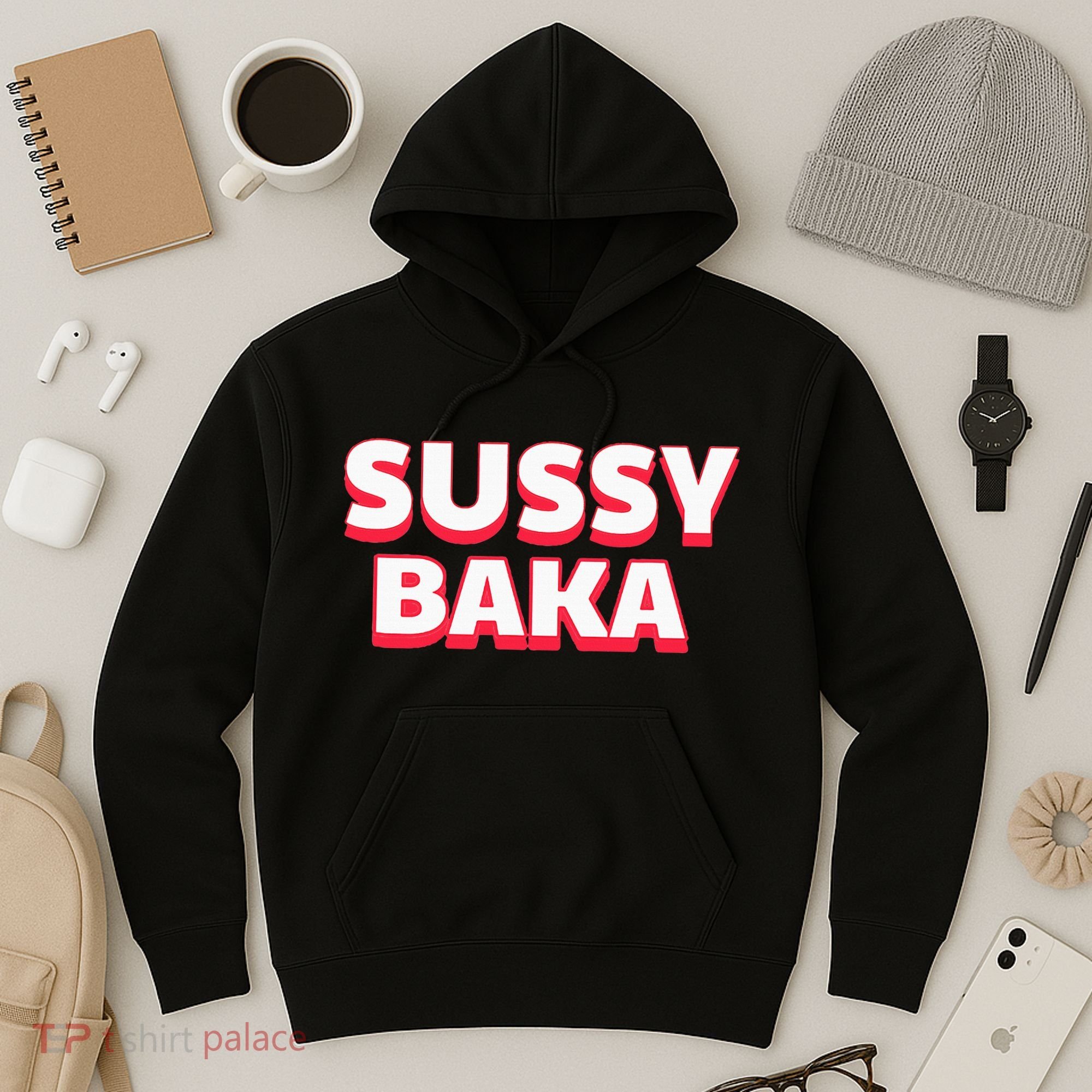 Sussy Baka Funny Sus Meme Hoodie