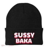 Sussy Baka Funny Sus Meme Beanie thumb 0