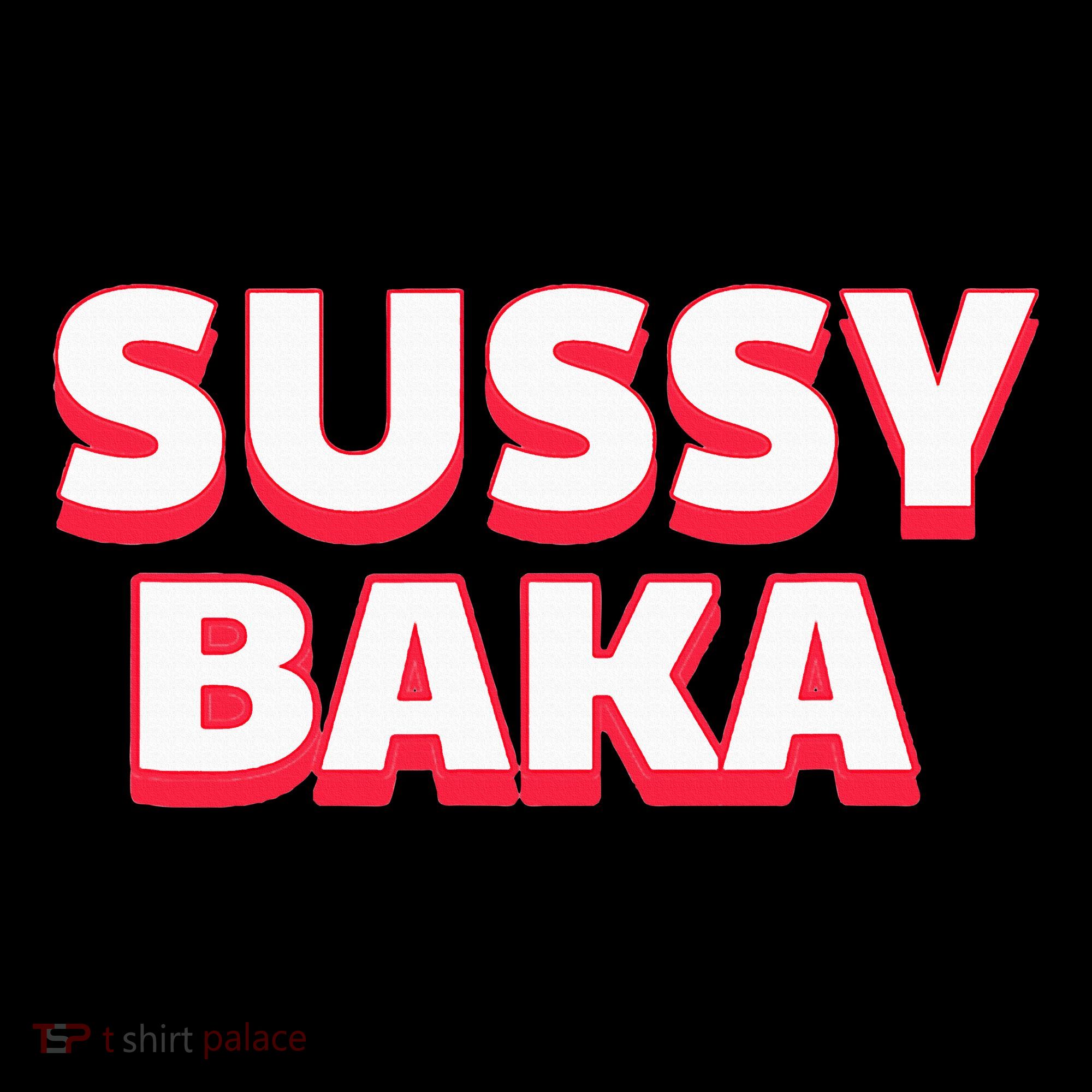Sussy Baka Funny Sus Meme Women's Hoodie