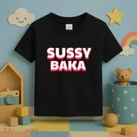 Sussy Baka Funny Sus Meme Toddler T-Shirt thumb 3