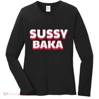Sussy Baka Funny Sus Meme Women's Long Sleeve Shirt thumb 0