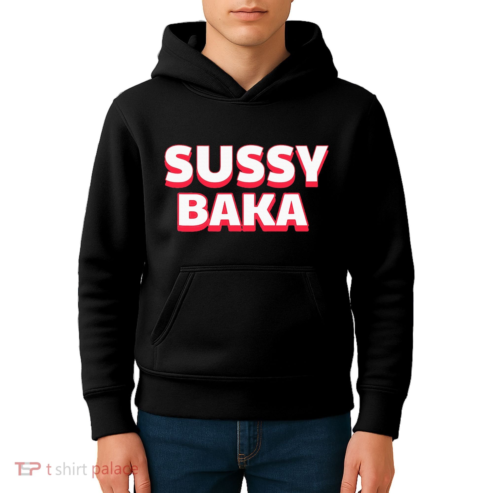 Sussy Baka Funny Sus Meme Kids Hoodie