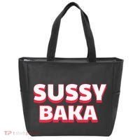 Sussy Baka Funny Sus Meme Tote Bag thumb 0