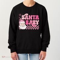 Santa Baby Festive Holiday Graphic Women's Sweatshirt thumb 0