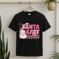Santa Baby Festive Holiday Graphic T-Shirt thumb 2