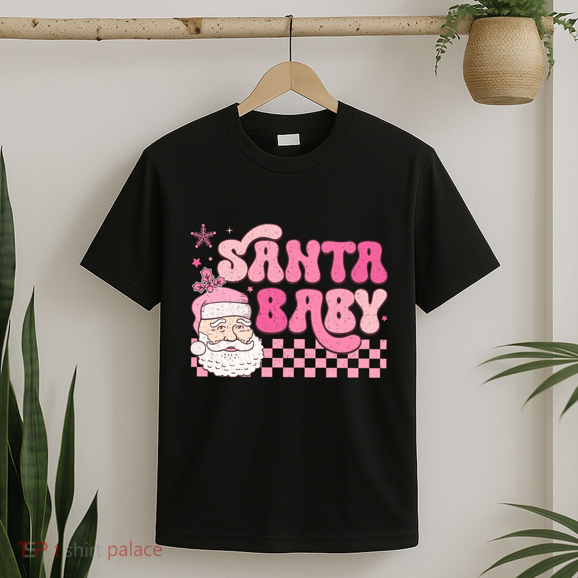 Santa Baby Festive Holiday Graphic T-Shirt
