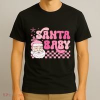 Santa Baby Festive Holiday Graphic T-Shirt thumb 3