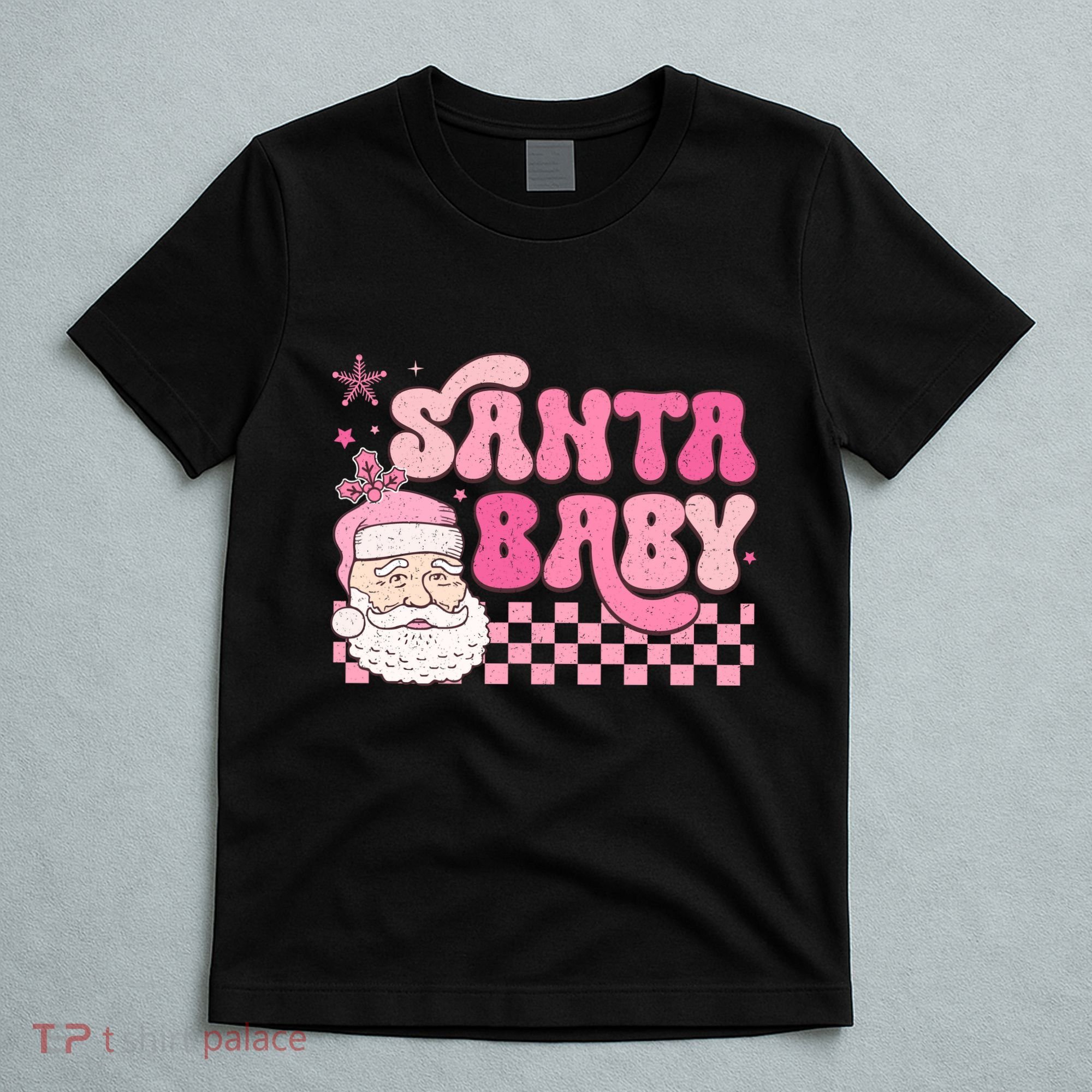 Santa Baby Festive Holiday Graphic T-Shirt