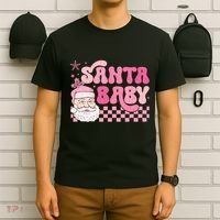 Santa Baby Festive Holiday Graphic T-Shirt thumb 6