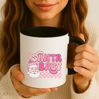 Santa Baby Festive Holiday Graphic Coffee Mug thumb 3