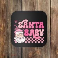 Santa Baby Festive Holiday Graphic Coaster thumb 0