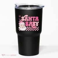 Santa Baby Festive Holiday Graphic Tumbler thumb 0