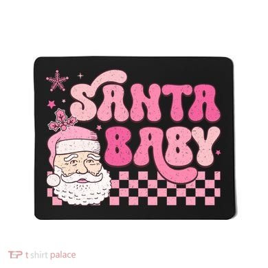 Santa Baby Festive Holiday Graphic Mousepad