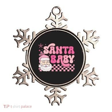 Santa Baby Festive Holiday Graphic Ornament