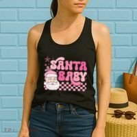 Santa Baby Festive Holiday Graphic Women's Tank Top thumb 2