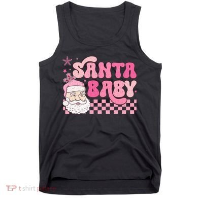 Santa Baby Festive Holiday Graphic Tank Top