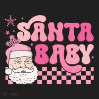Santa Baby Festive Holiday Graphic Golf Towel thumb 3
