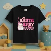 Santa Baby Festive Holiday Graphic Toddler T-Shirt thumb 3