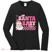 Santa Baby Festive Holiday Graphic Women's Long Sleeve Shirt thumb 0
