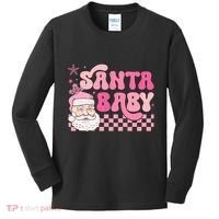 Santa Baby Festive Holiday Graphic Kids Long Sleeve Shirt thumb 0
