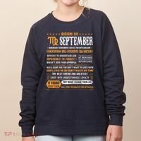September Birthday Gifts Born In September Virgo Women's Sweatshirt thumb 0