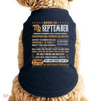 September Birthday Gifts Born In September Virgo Doggie Tank thumb 0