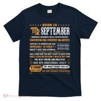 September Birthday Gifts Born In September Virgo T-Shirt thumb 0