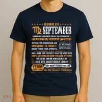 September Birthday Gifts Born In September Virgo T-Shirt thumb 3