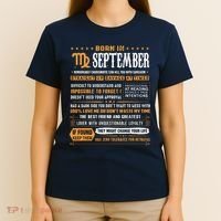 September Birthday Gifts Born In September Virgo T-Shirt thumb 4