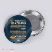 September Birthday Gifts Born In September Virgo Button thumb 0