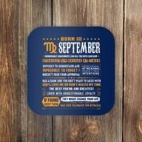 September Birthday Gifts Born In September Virgo Coaster thumb 0