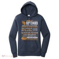 September Birthday Gifts Born In September Virgo Women's Hoodie thumb 0