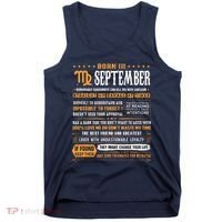 September Birthday Gifts Born In September Virgo Tank Top thumb 0
