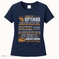 September Birthday Gifts Born In September Virgo Women's T-Shirt thumb 0